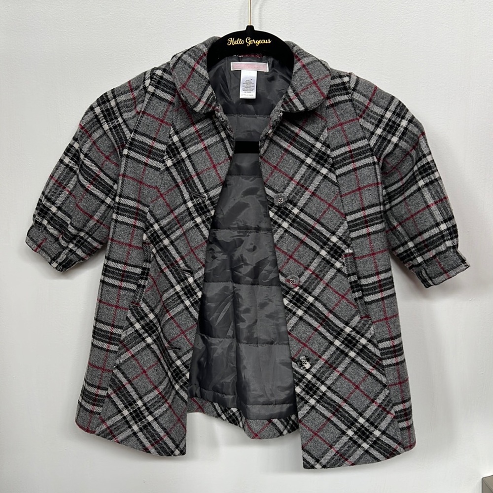 Janie and Jack girl’s wool peacoat.